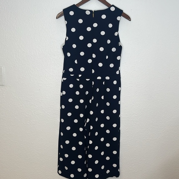 Karl Lagerfield Wide Leg Polka Dot jumpsuit size 6 - Picture 7 of 11